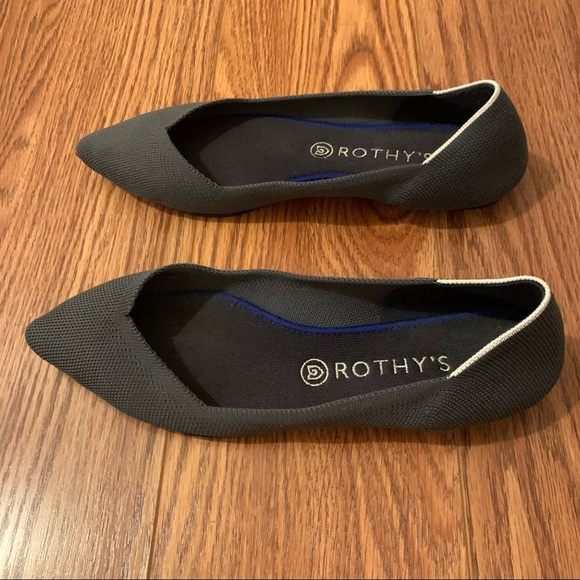 ❌SOLD❌Rothy’s The Point Flat - Gray - Picture 3 of 12